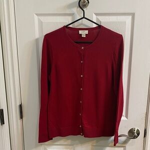 LOFT Women's Red Sweater